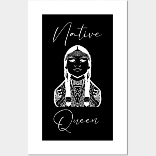 Native Queen Posters and Art